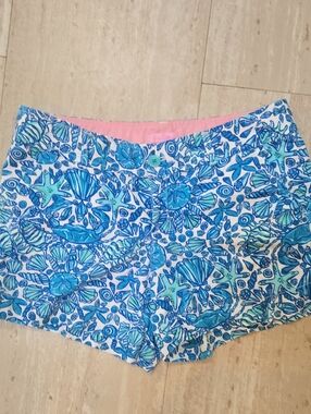 Lilly Pulitzer Ocean Print Shorts
